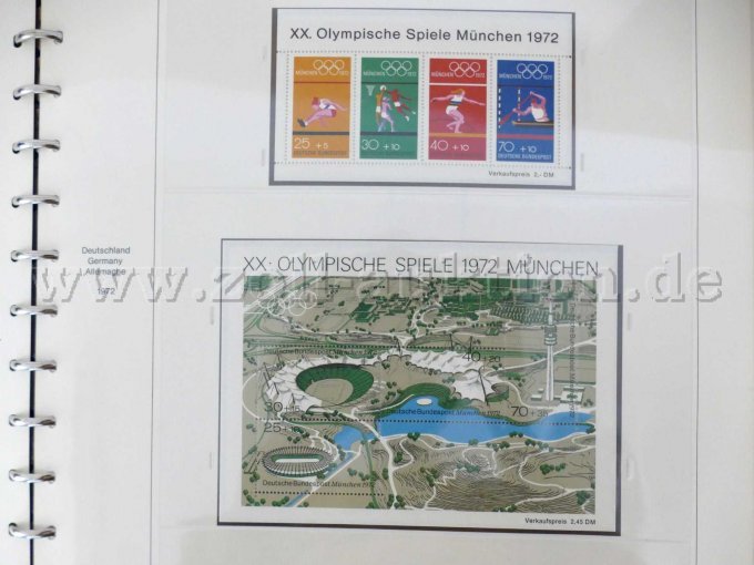 Briefmarken Olympische Spiele 1972 München