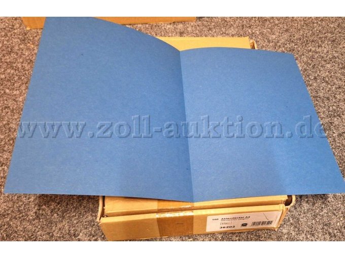 Aktendeckel A4 blau
