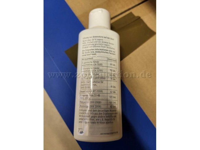 Flasche Ansicht Rückseite