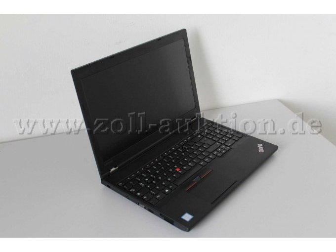 Notebook Lenovo Serie "ThinkPad L570 – 32GB-, ohne Netzteil Aufgeklappt;
-Seitenansicht links-