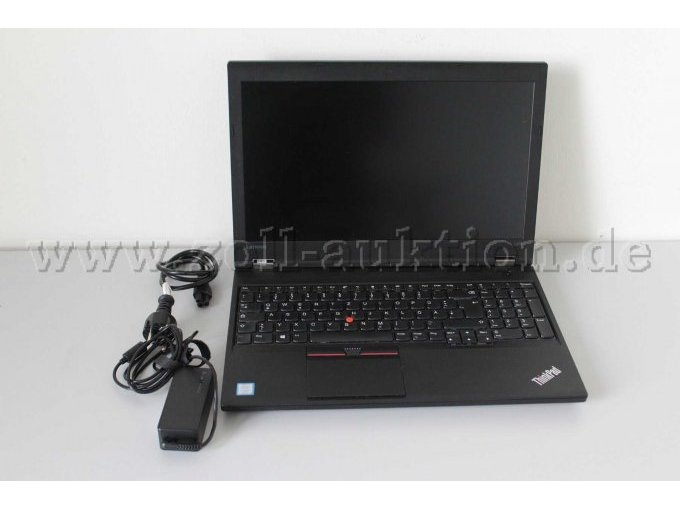 Notebook Lenovo Serie "ThinkPad L570 – 32GB-, inklusive Netzteil Aufgeklappt
-Draufsicht-