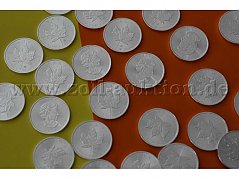 100 Münzen zu je
5 Kanadischen
Dollar