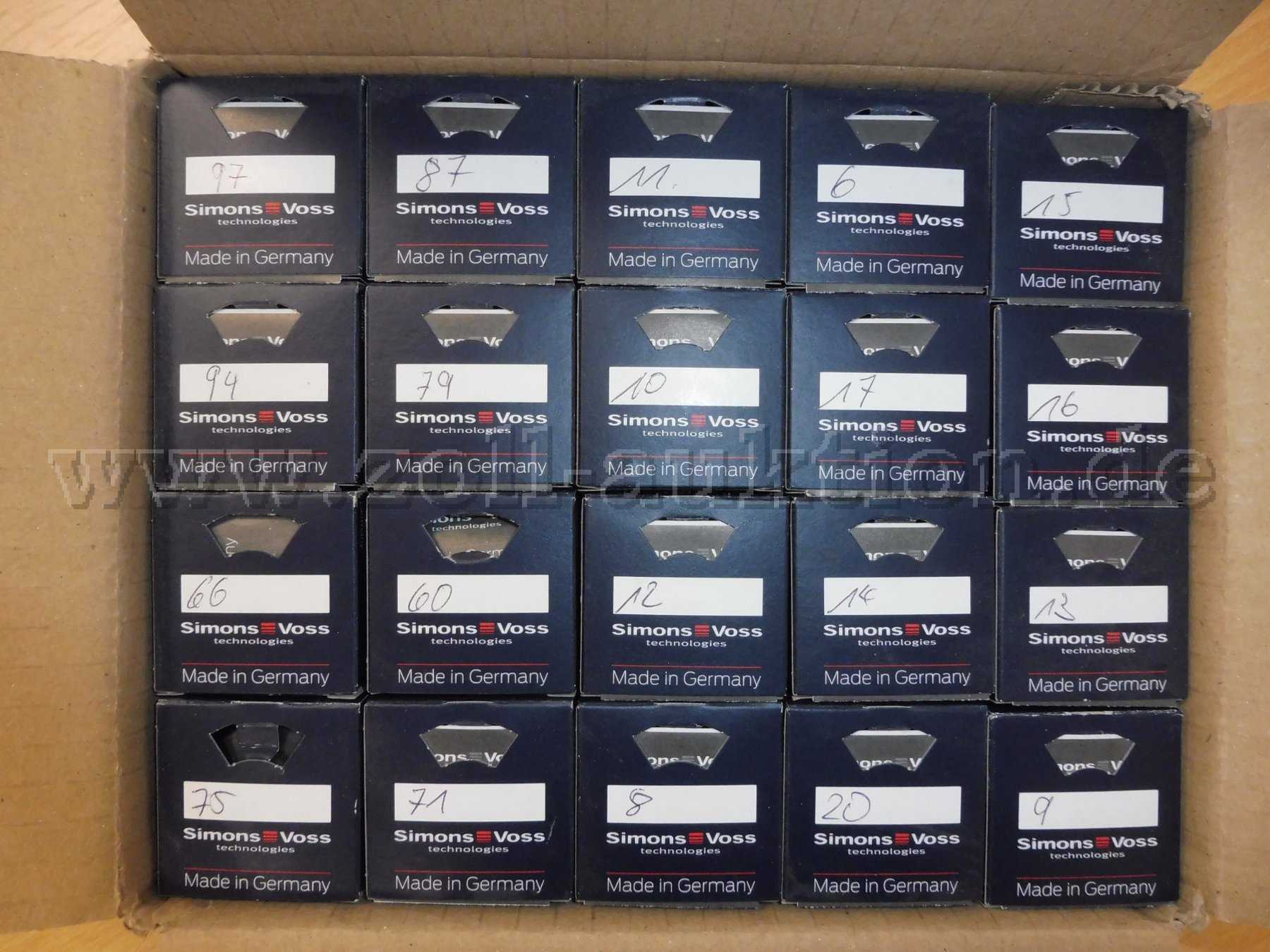 Totale, 5 Reihen a´20 Transponder