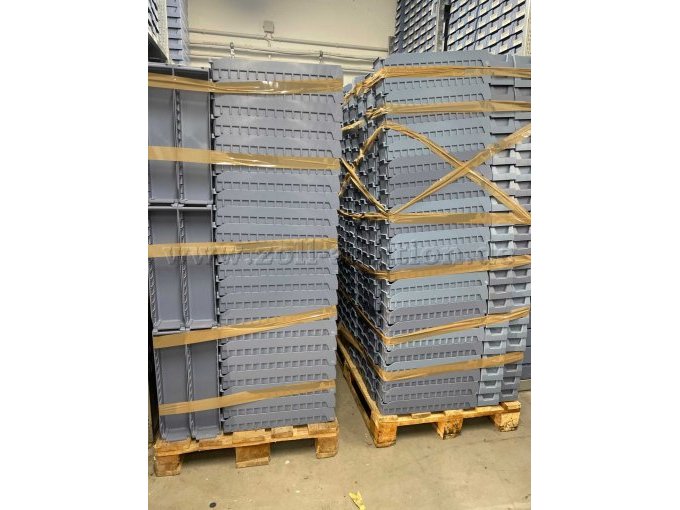 Lagerkästen auf Palette