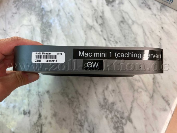 10 Apple Mac mini (2018) | Intel Core i3 | 8 GB RAM | 128 GB SSD | A1993 – foto 3 – kavel bij Zoll-Auktion, Münster