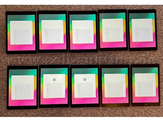 10 iPads eingeschlatet