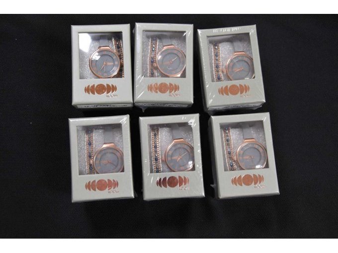 6 Armbanduhr-Schmuckset „moon“