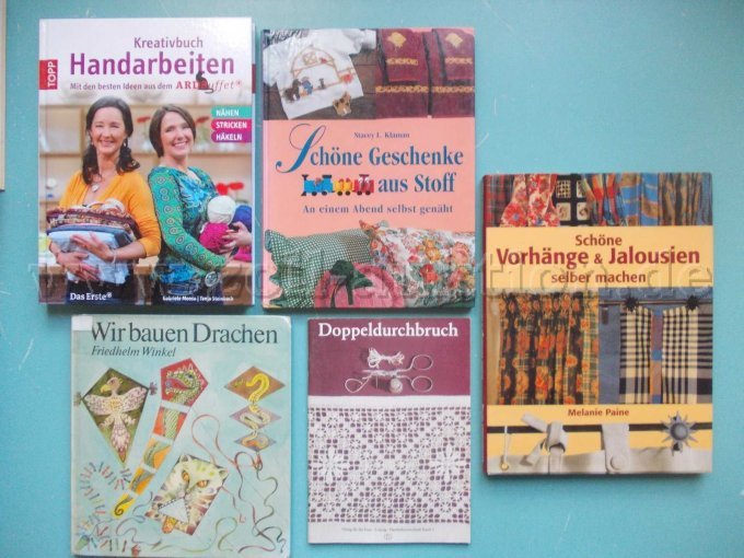 4 Bücher + 1 Heft