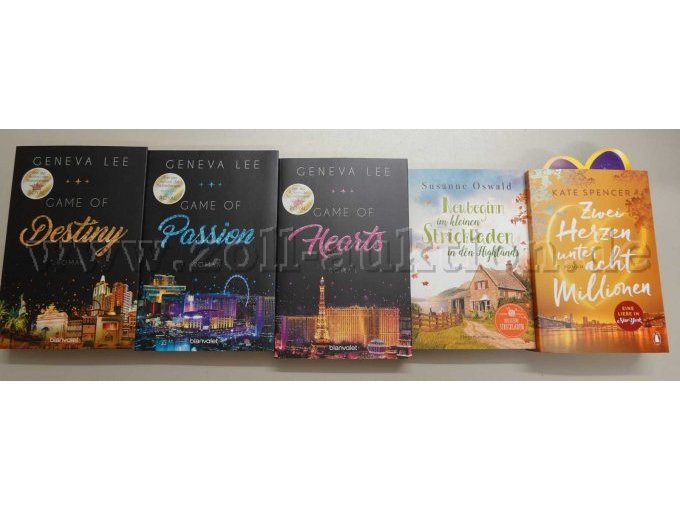 Konvolut aus 10 Büchern,
Teilansicht von 5 Büchern