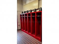 Feuerwehrspinde 3 Abteile