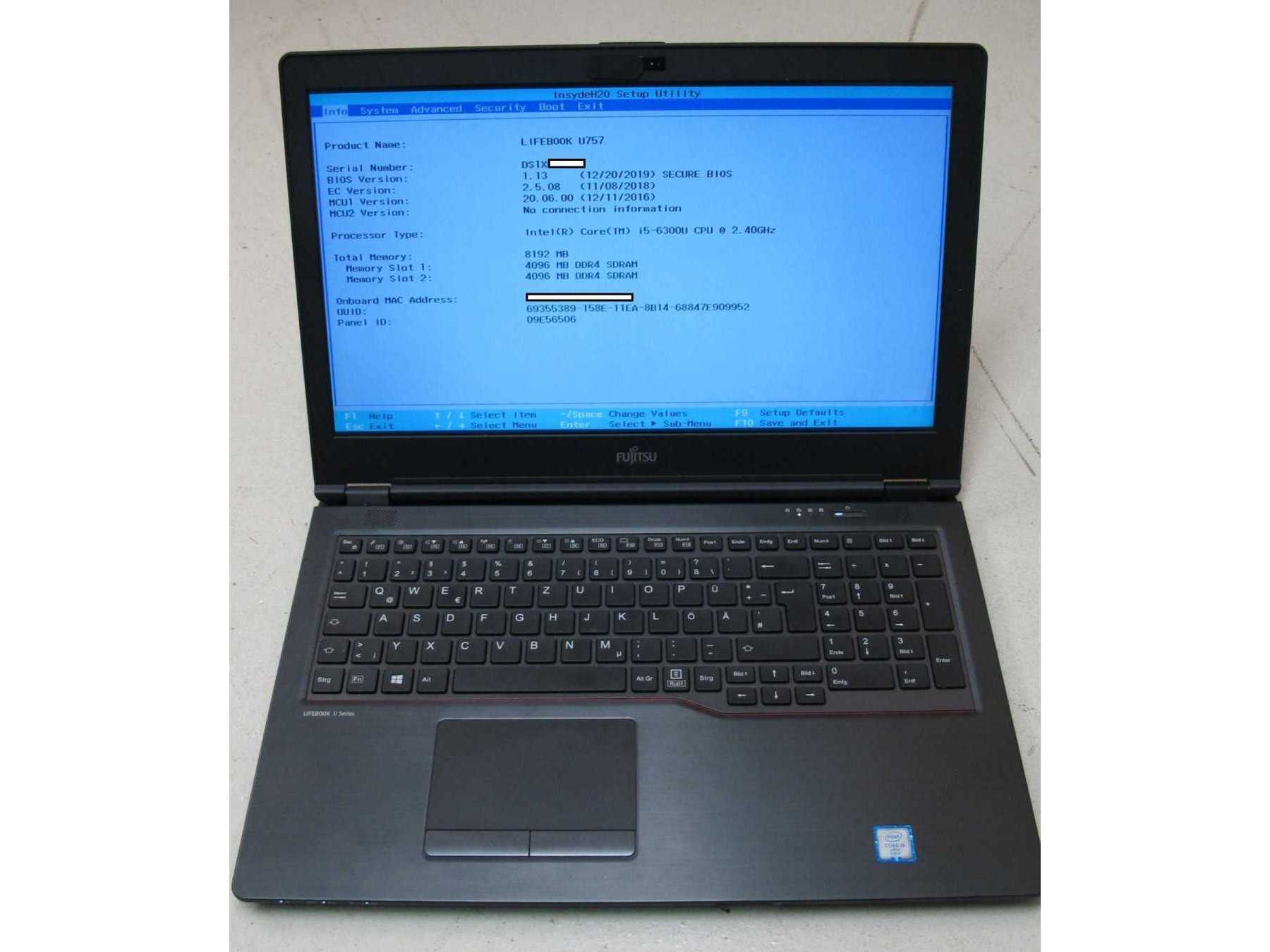 U757 offen