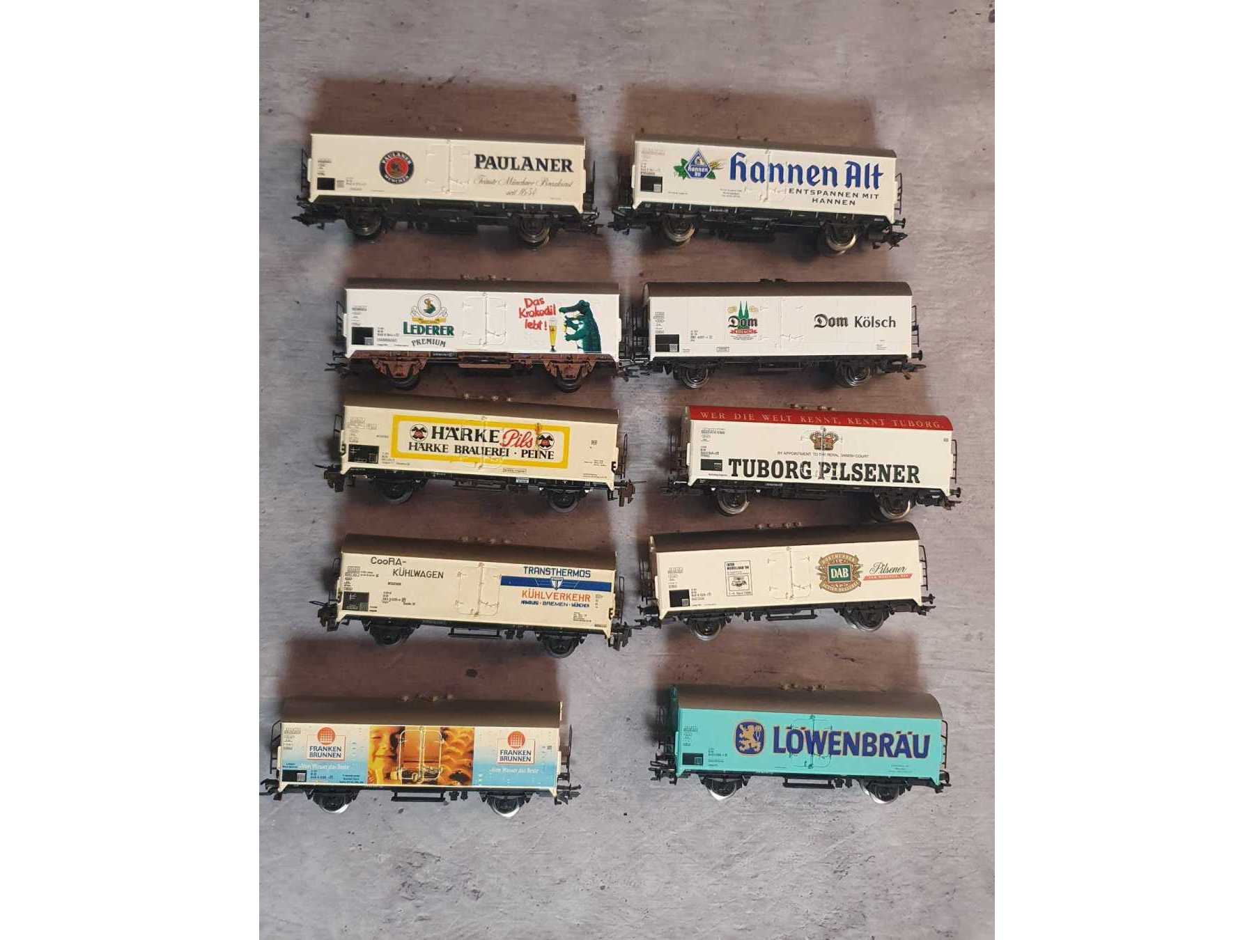 Ansicht 10 Güterwaggons