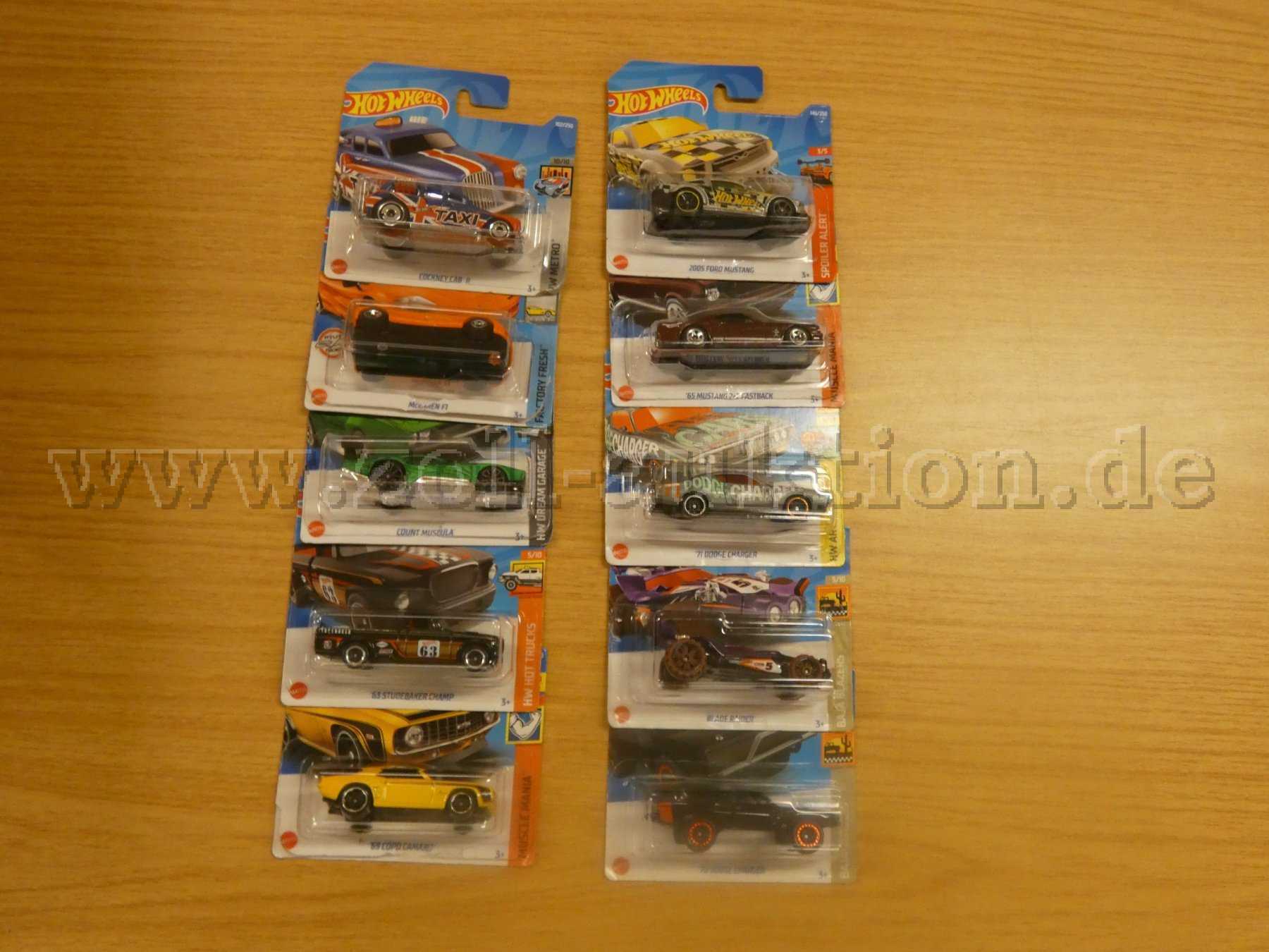 10 Hot Wheels