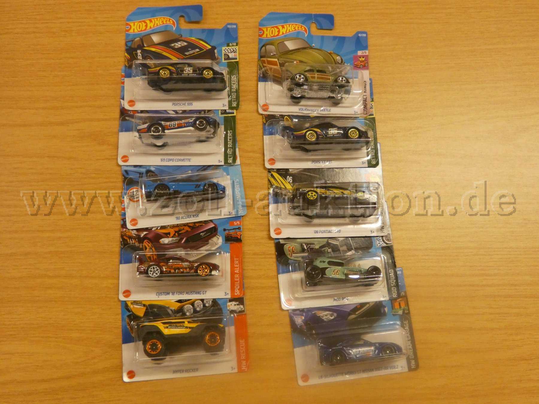10 Hot Wheels
