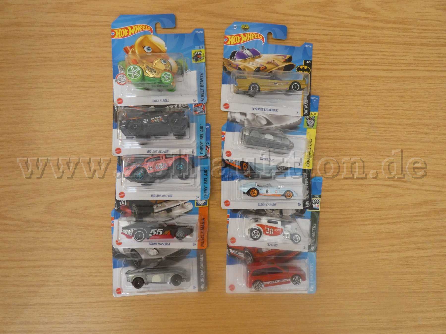 10 Hot Wheels