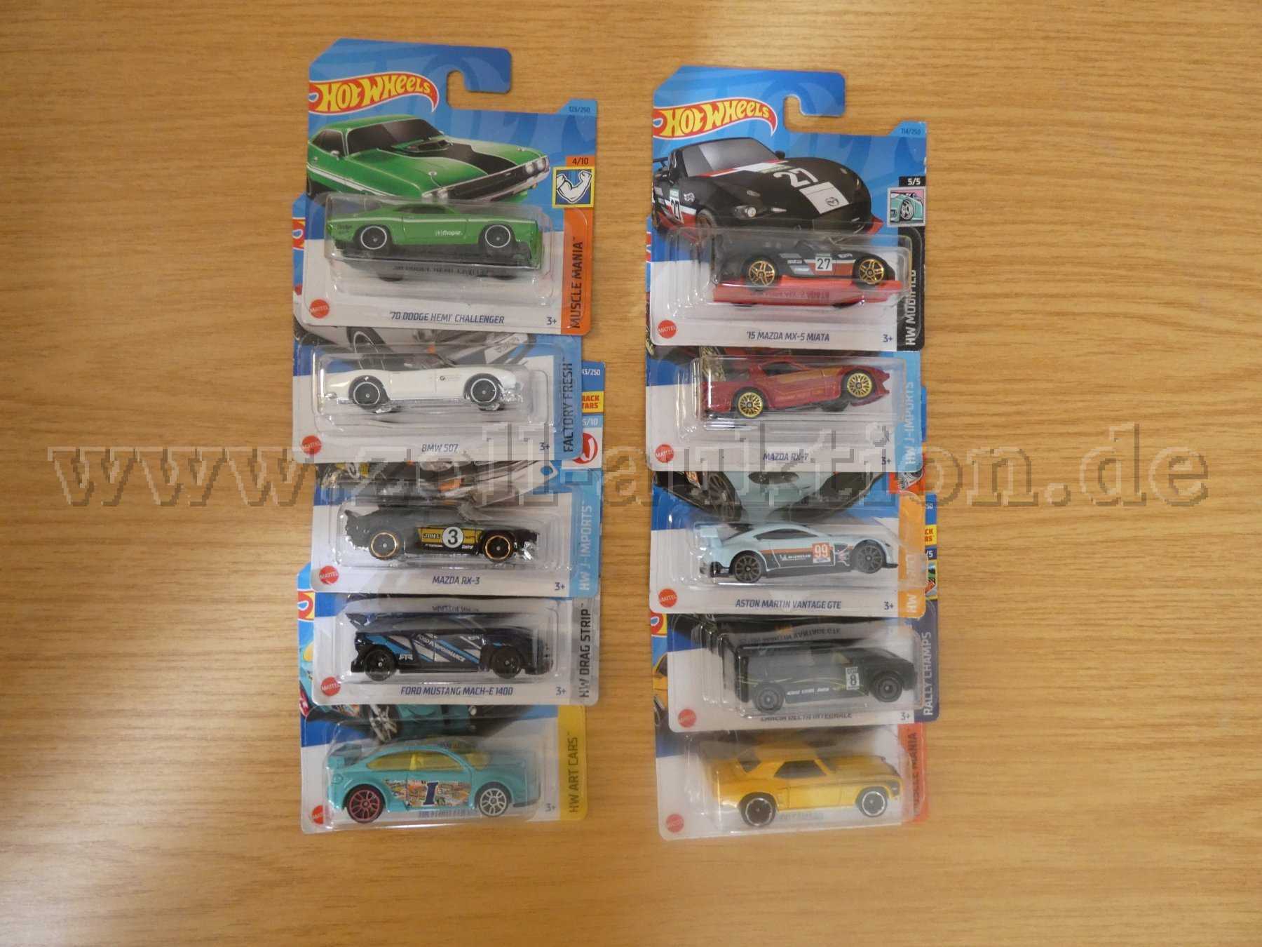 10 Hot Wheels