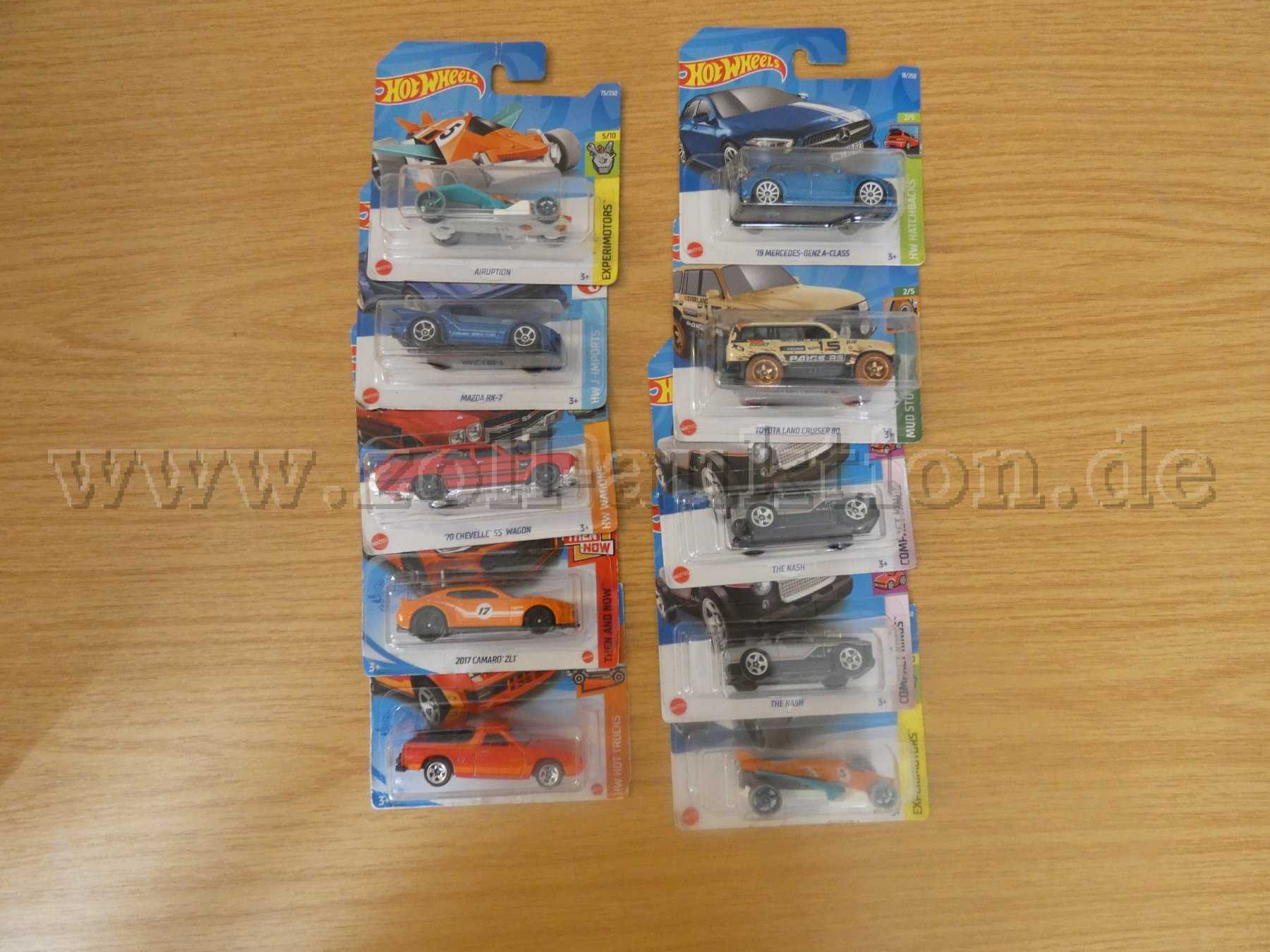 10 Hot Wheels