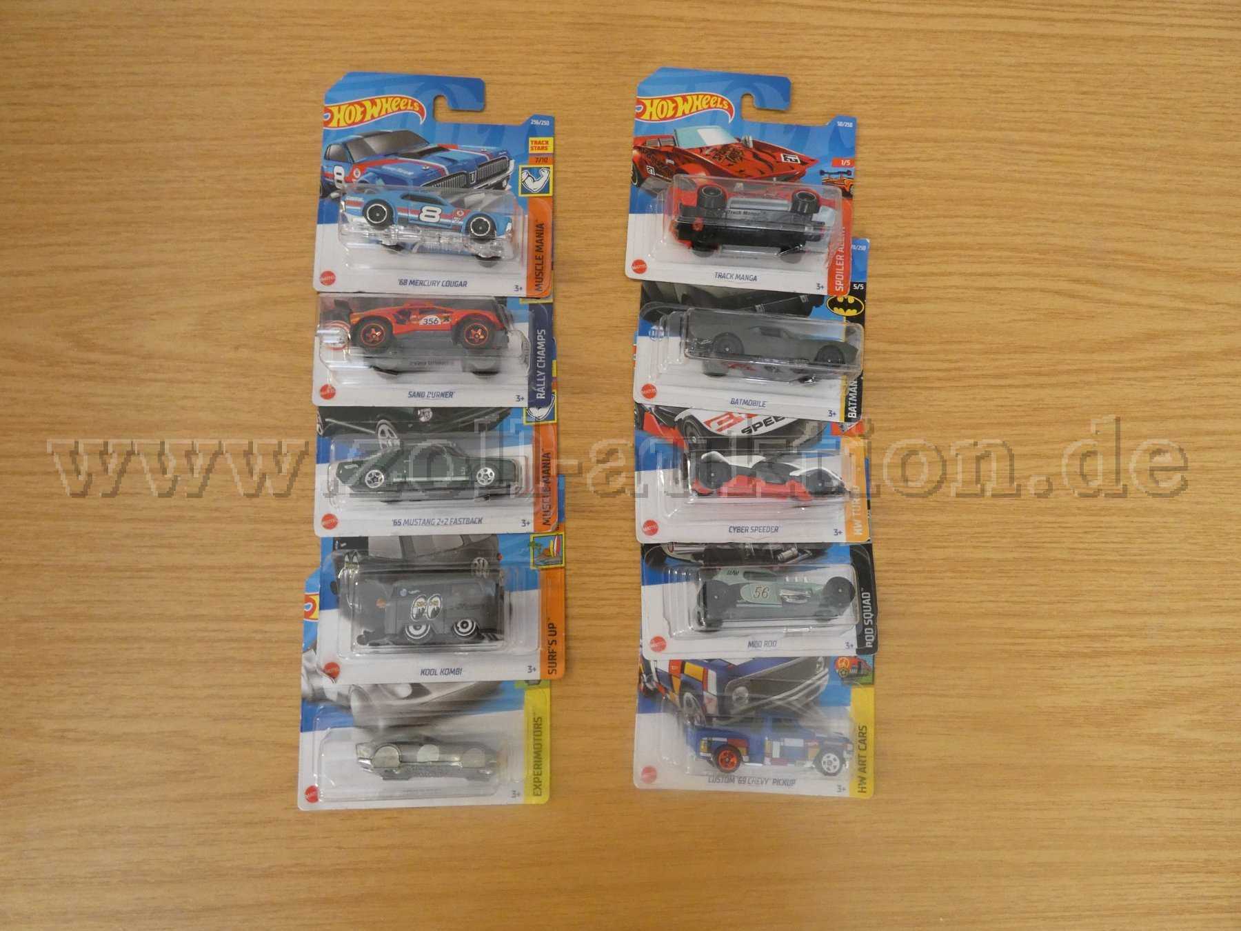 10 Hot Wheels