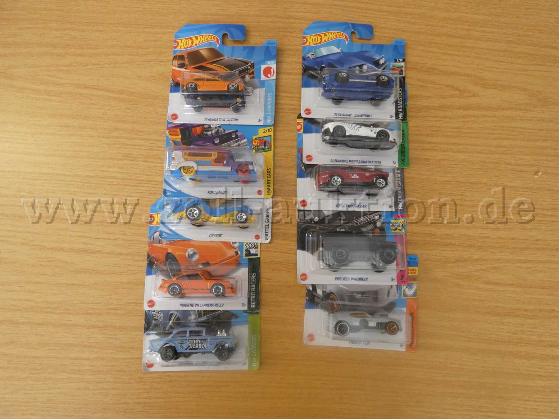 10 Hot Wheels