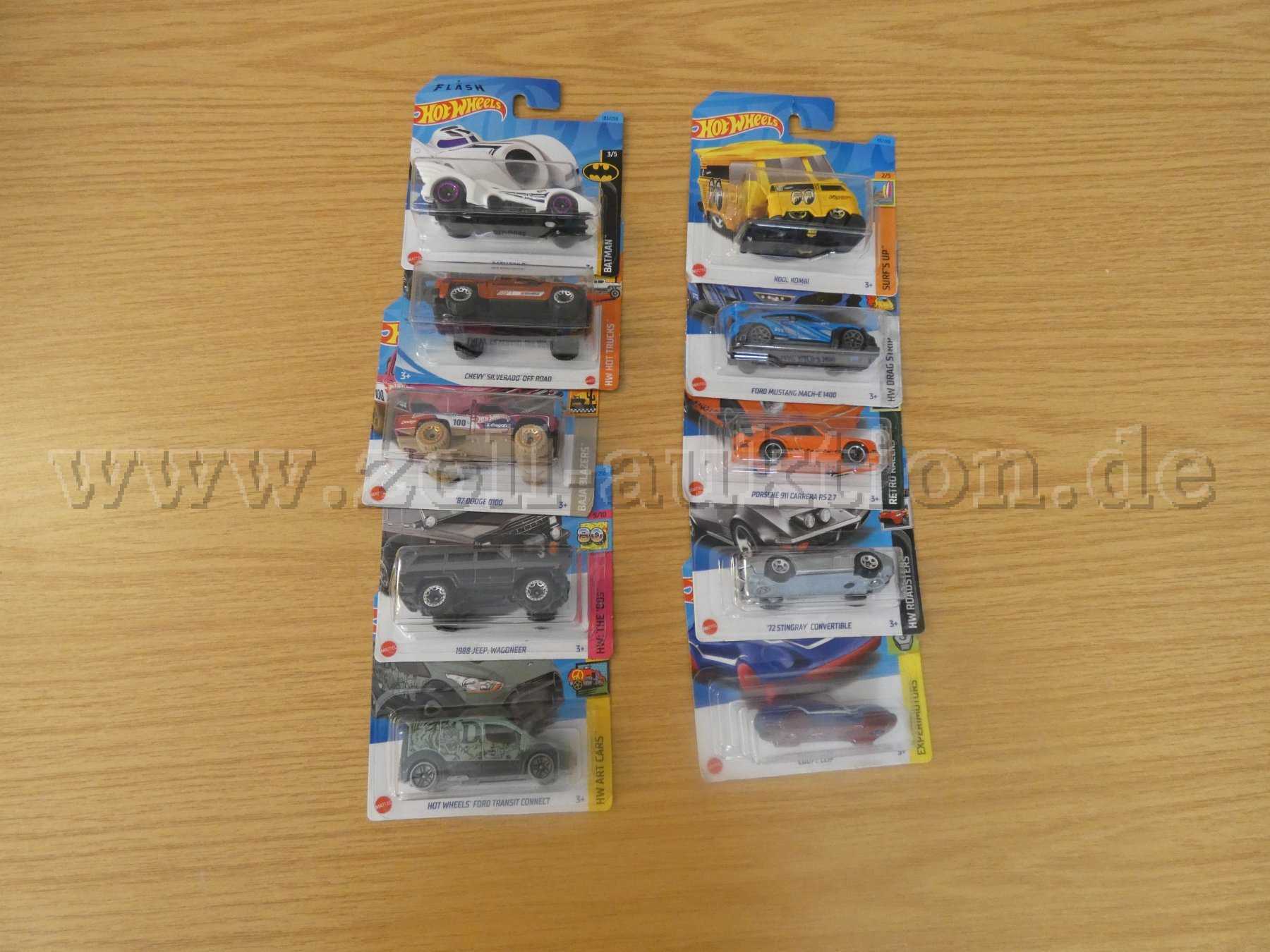 10 Hot Wheels