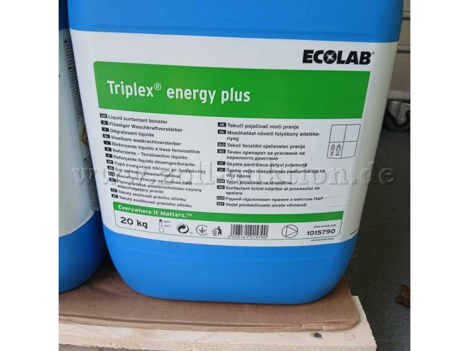 Triplex energy plus 	
Flüssiger Waschkraftverstärker	
5 Kanister a´20 kg