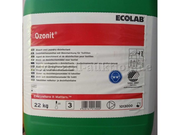 Ozonit			
Desinfektionsmittel mit Bleichwirkung für Textilien
2 Kanister a´22 kg