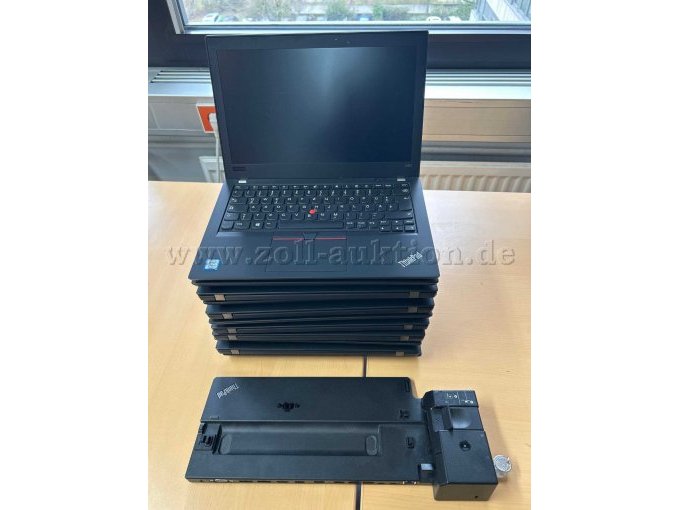 10 Stück Laptop und 1 Dockingstation