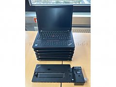 10 Stück Laptop und 1 Dockingstation