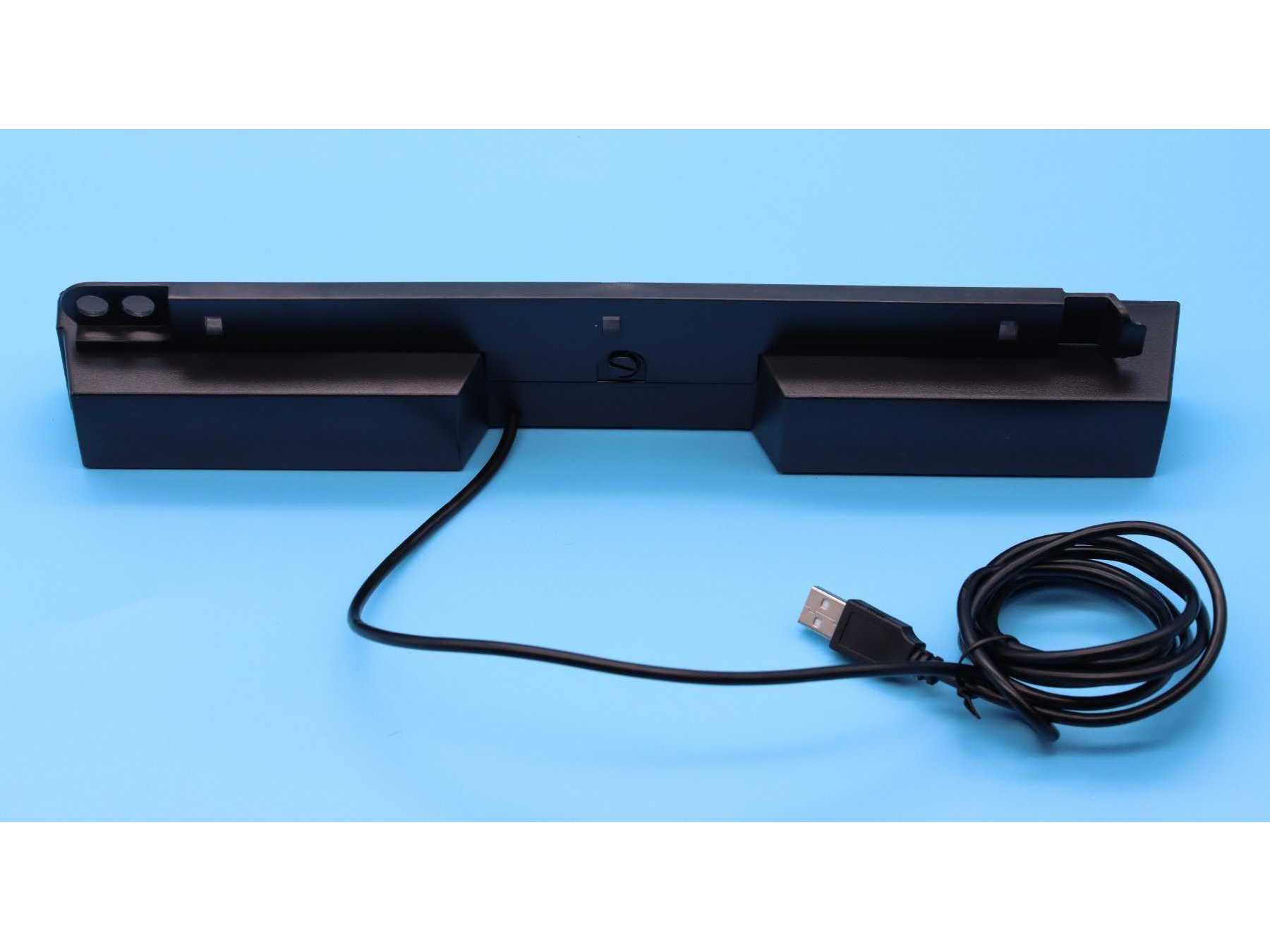 Soundbar mit USB-Anschlusskabel (Rückansicht)