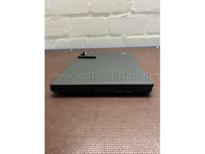 Seitliche Ansicht Notebook