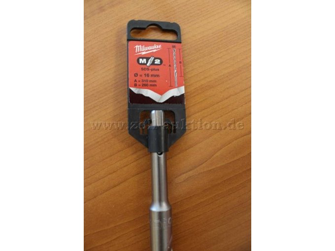 10 Milwaukee Hammerbohrer-M2-SDS-plus 16mm-260x310mm – foto 2 – kavel bij Zoll-Auktion, Aachen