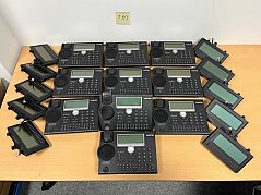 10x  : Mitel / Aastra 5370IP Telefon 
Gesamtansicht