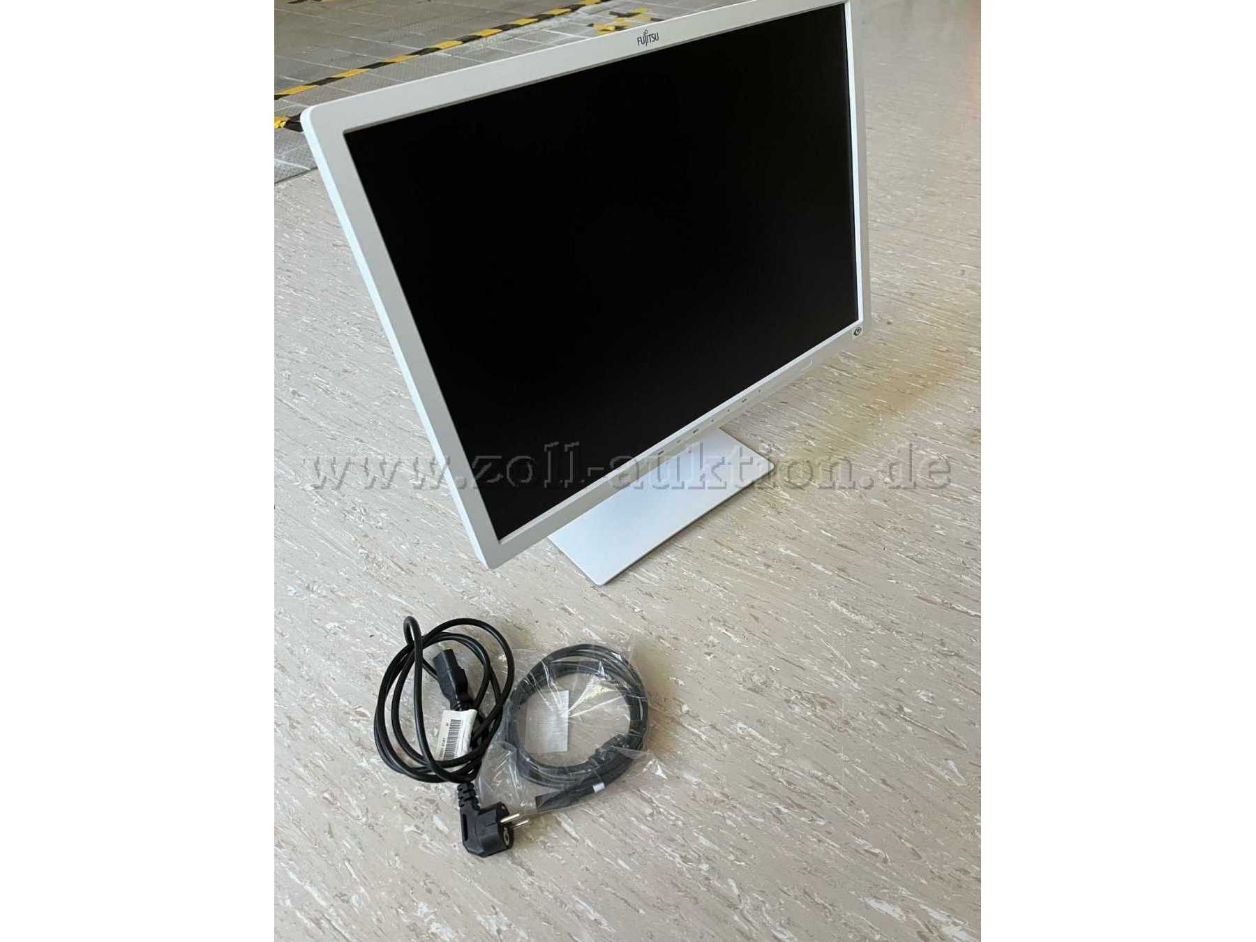 Beispielbild Monitor "Fujitsu B24W" mit Zubehör - Drauf-/ Frontansicht