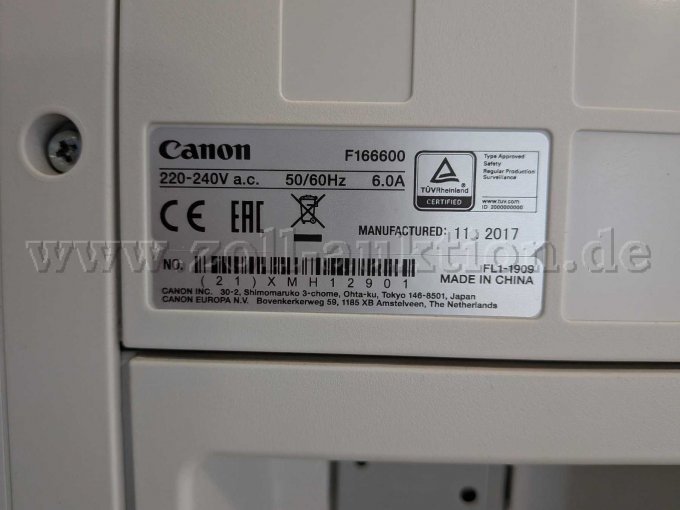 Label mit Herstellungsdatum und Logos