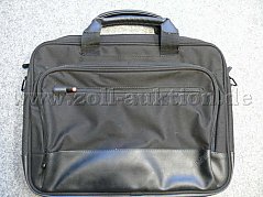 Notebooktasche Frontseite, 2 Einschubfächer mit Reißverschluss