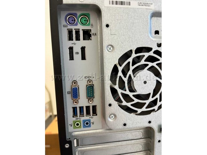 Desktop-PC HP EliteDesk 800 G1 TWR - Rückansicht