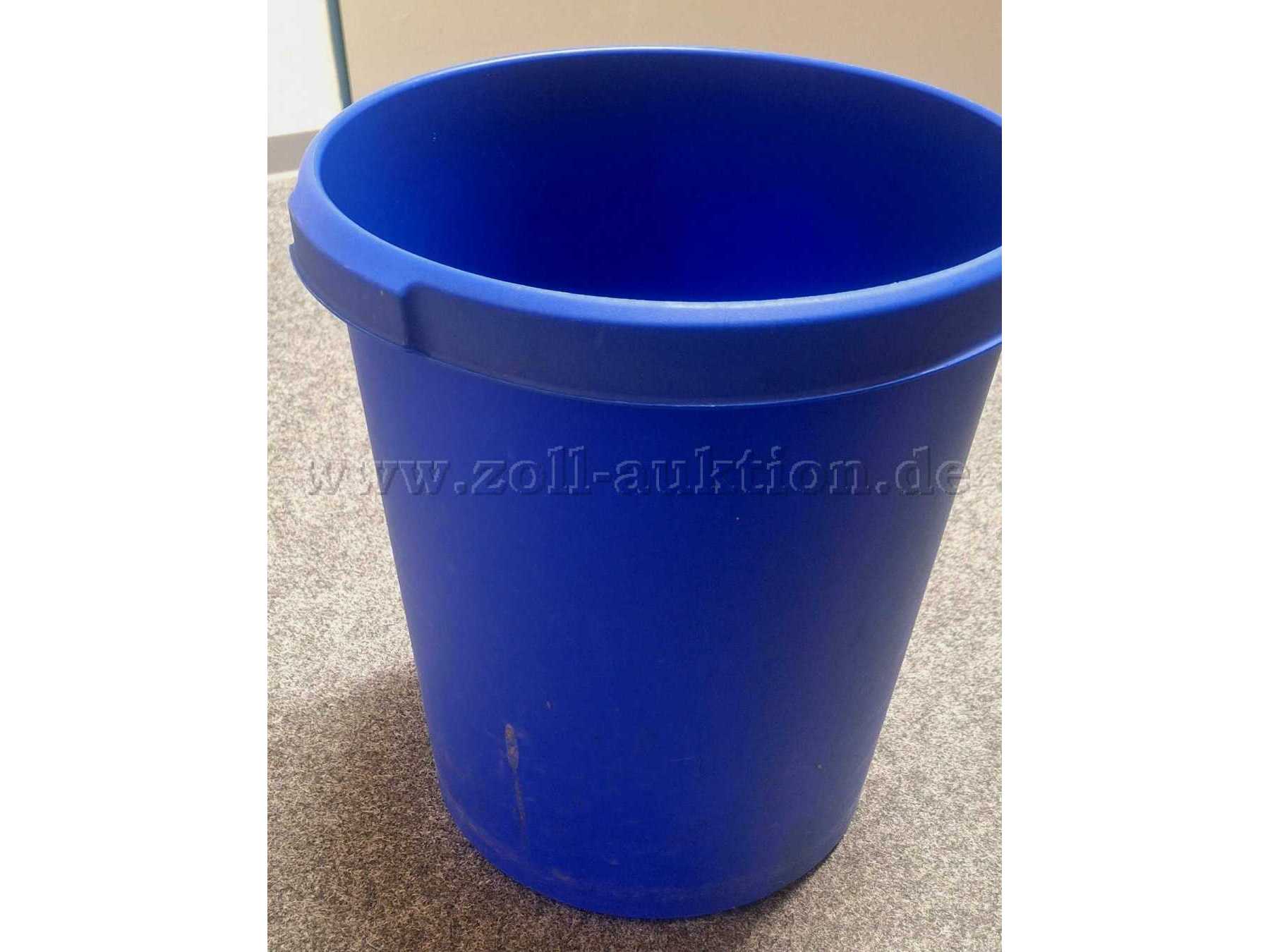 Papierkorb blau