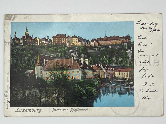 Postkarte Luxemburg