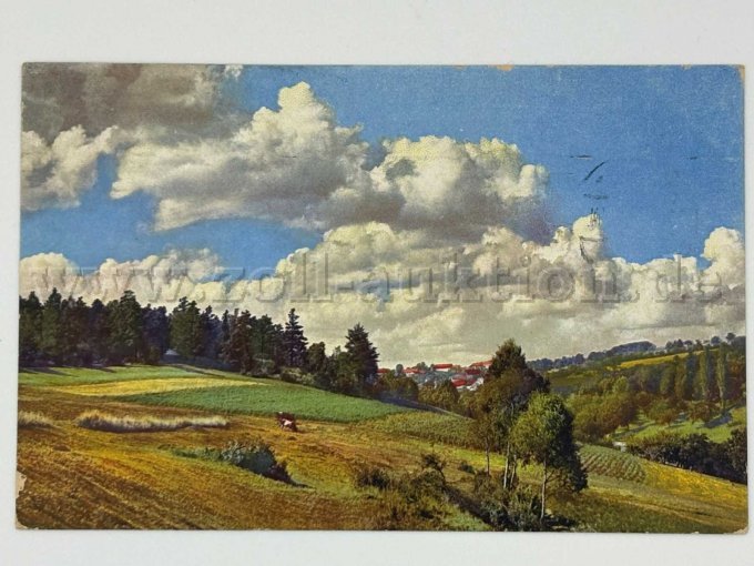 Postkarte Felder