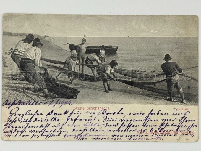 Postkarte Boote