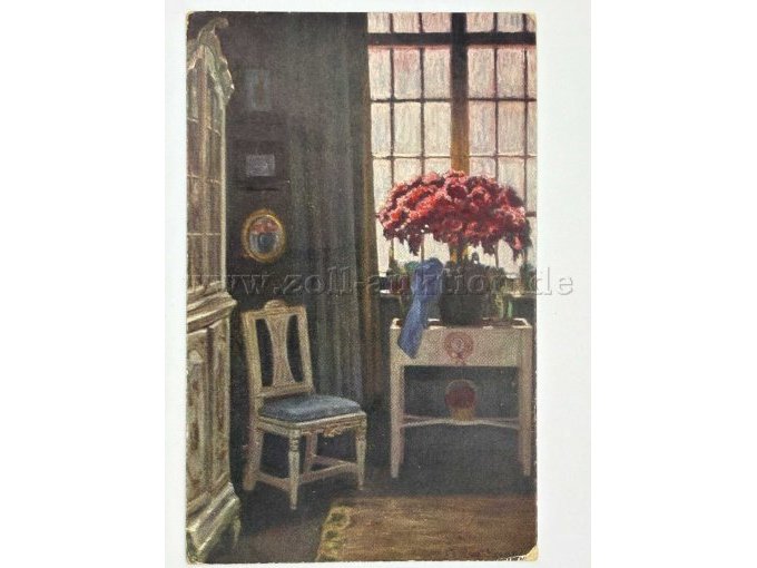 Postkarte Zimmer