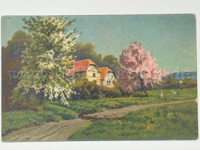 Postkarte Haus
