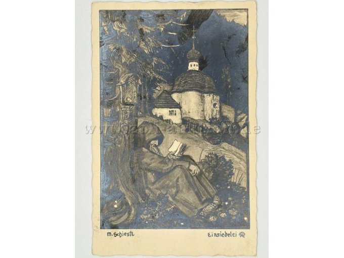 Postkarte Mann