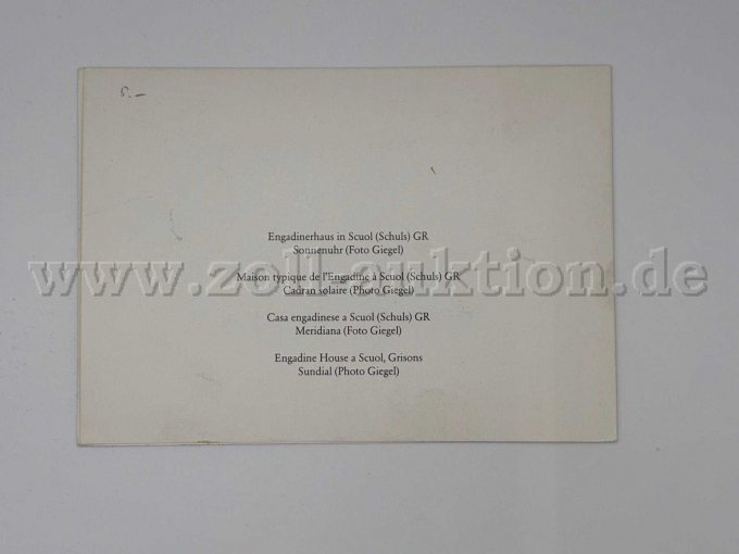 Rückseite von Postkarte 7