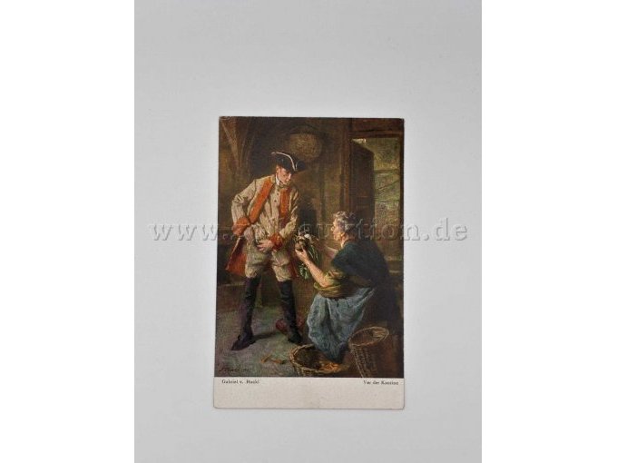 Gabriel v. Hackl Vor der Kantine