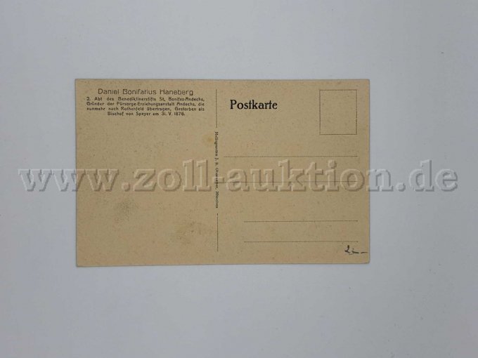 Rückseite Postkarte