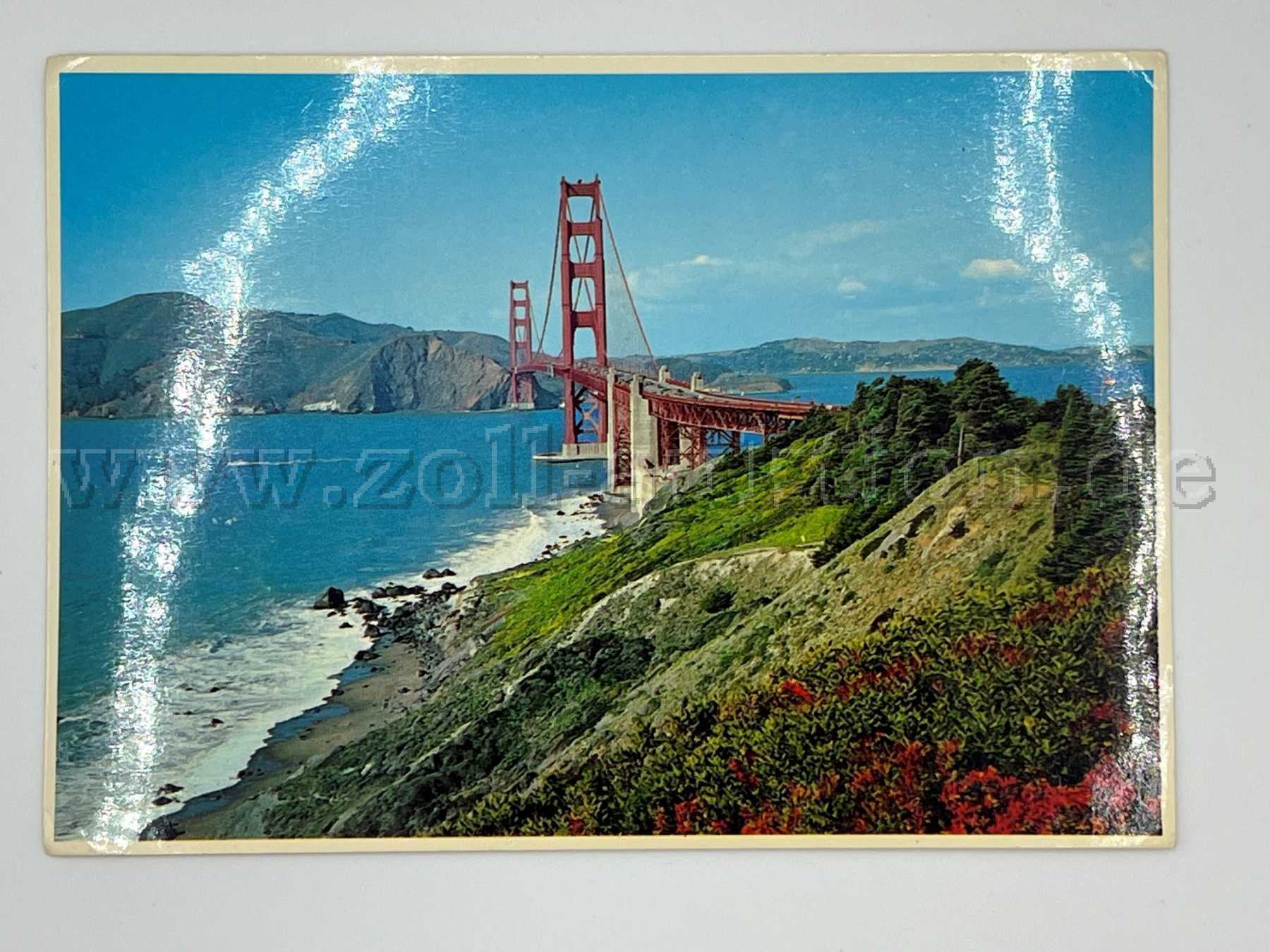 Postkarte Golden Gate Bridge