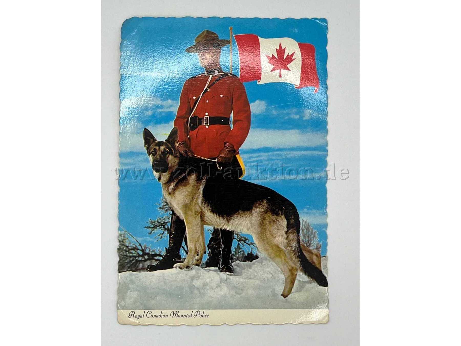 Postkarte Kanadischer Polizist