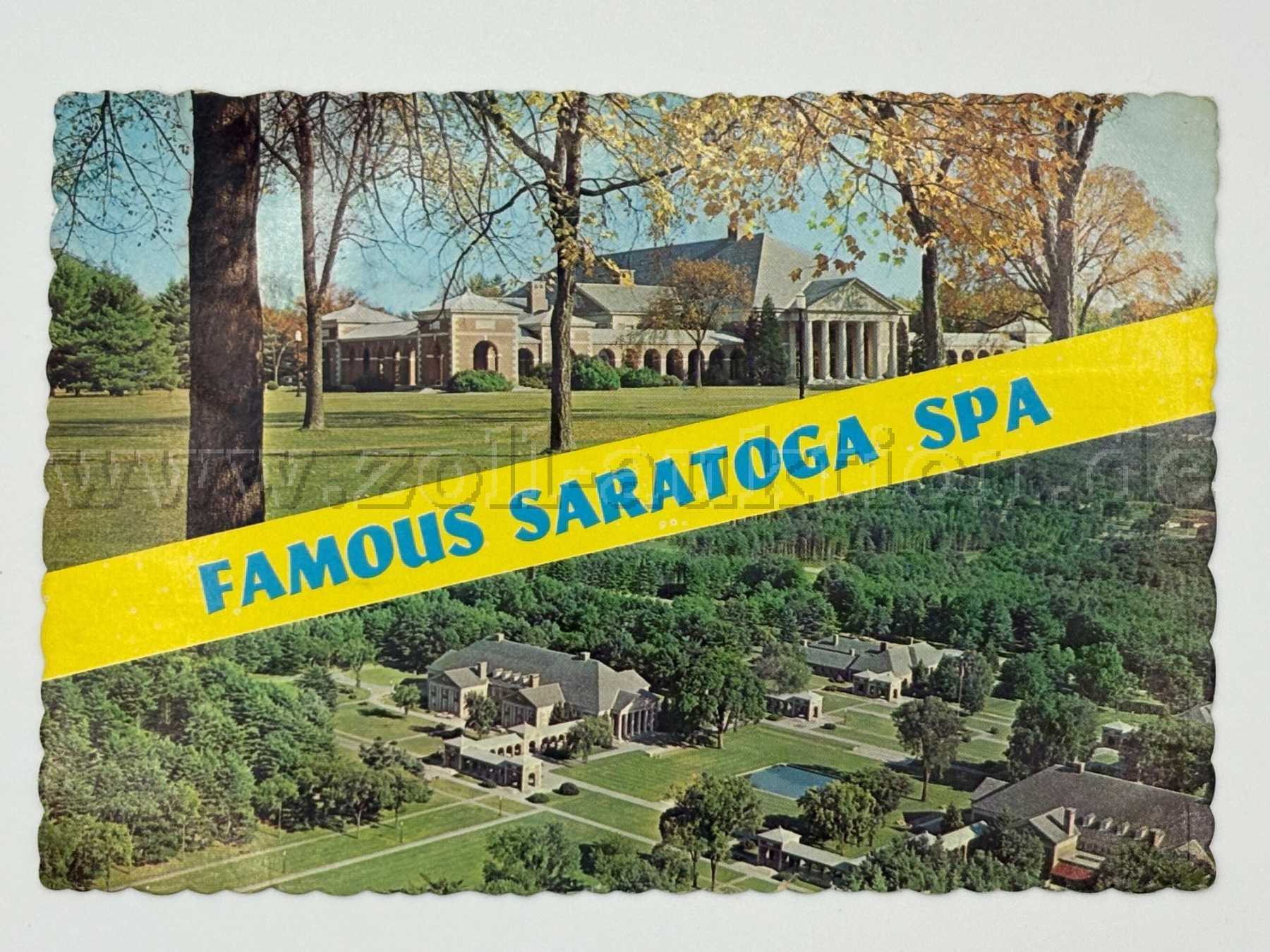 Postkarte Famous Saratoga Spa