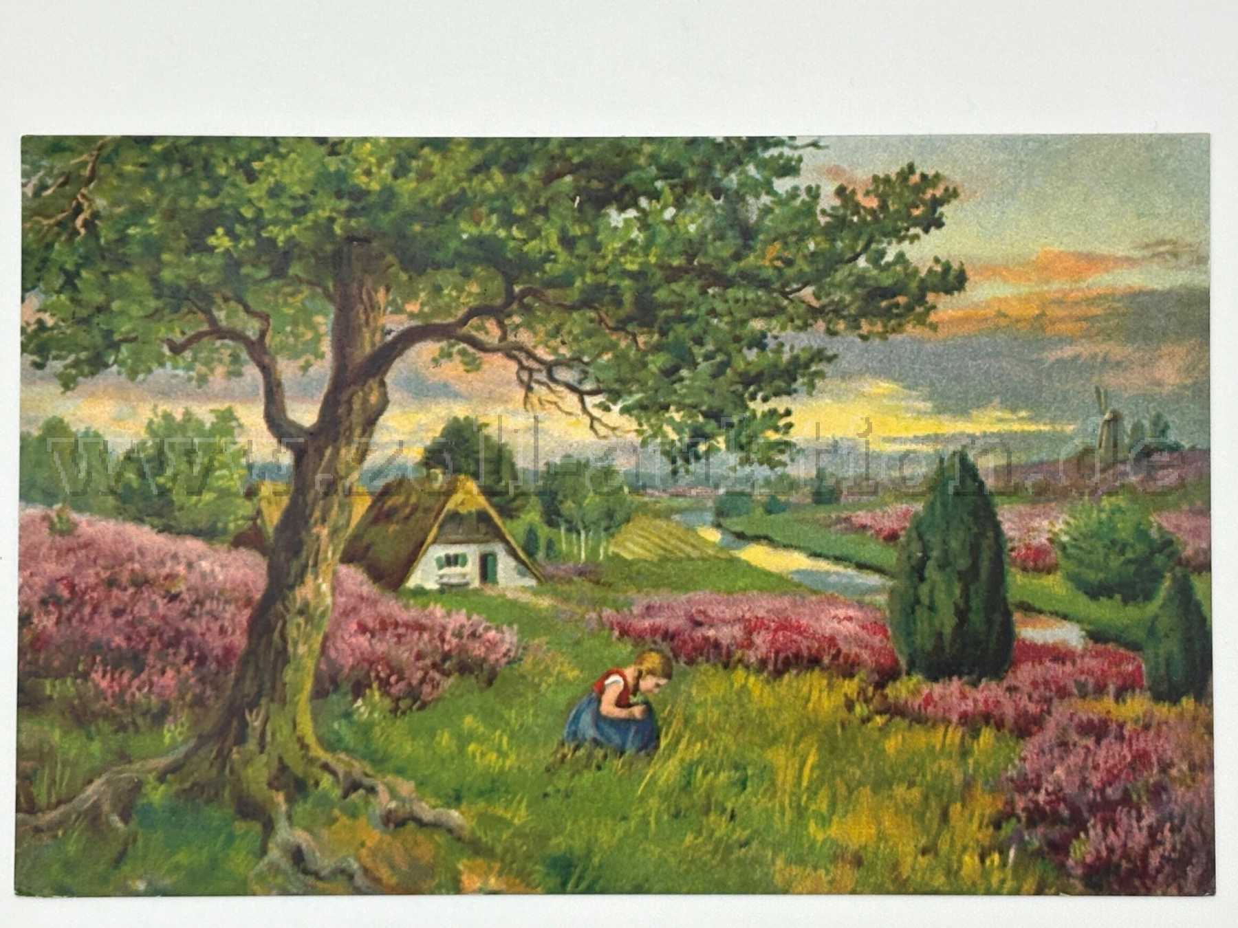Postkarte Mädchen